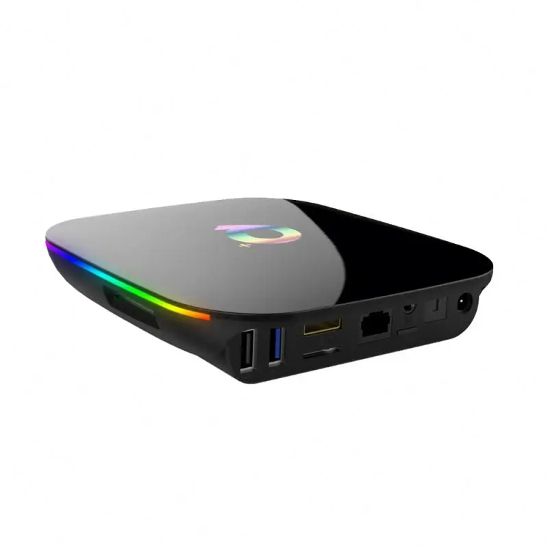 Q Plus Android 9 0 tv Box 4 ГБ ОЗУ 64 Гб ПЗУ Allwinner H6 телеприставка четырехъядерный процессор