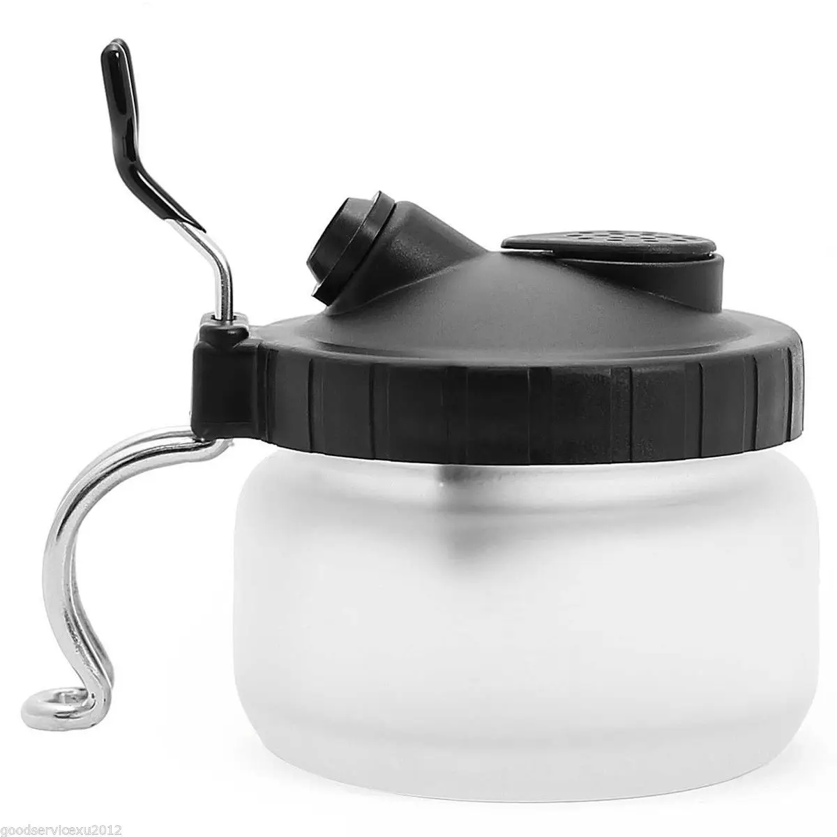 

One Multi-purpose Airbrush Cleaner Cleaning Paint Plastic Pot Jar Bottle Holder mini spray gun