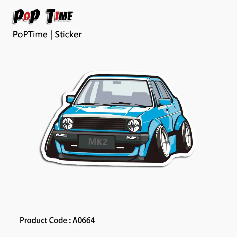 A0044 Volkswagen автобус мультфильм аниме наклейки мило для малыша DIY ноутбука скейтборд