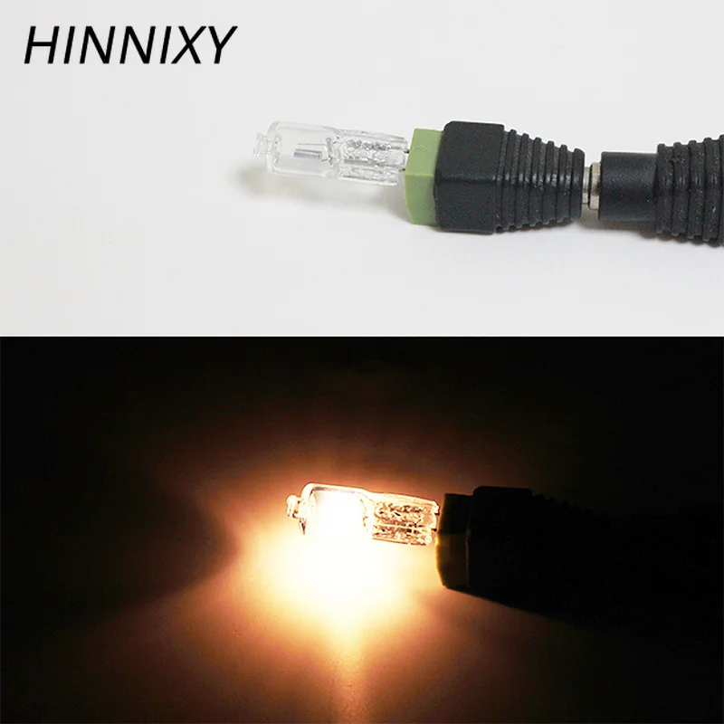 Hinnixy 20 шт./лот галогенные лампы с регулируемой яркостью G4 12V тип JC 10/20/35W теплый