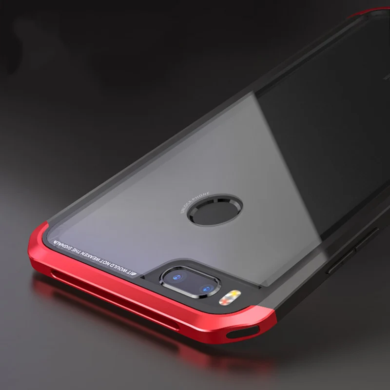 Ultra Slim Алюминий чехол + закаленное стекло 9h Для мужчин из металла телефон случаях