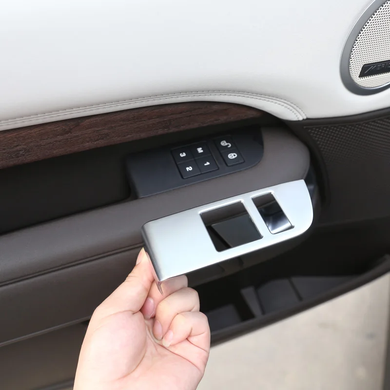 4pcs Door Window Button Trim Car Interior Accessories For Land Rover Discovery 5 2017 | Автомобили и мотоциклы