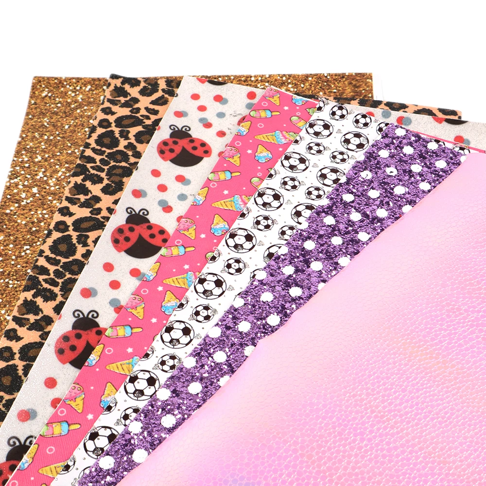 Аксессуары David 10 шт./упак. Синтетическая кожа ткань своими руками Hairbow материалы