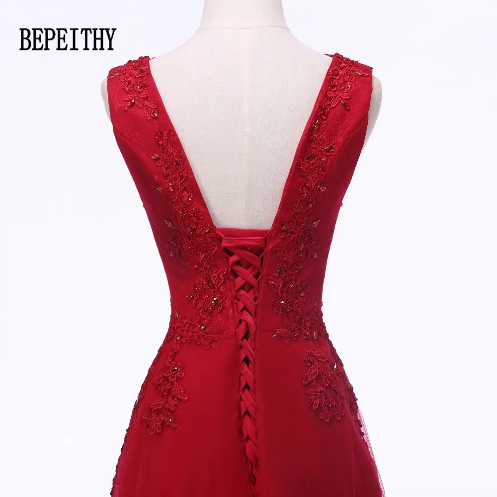 BEPEITHY Robe de soiree хит продаж Новое поступление Кружевная аппликация украшенная