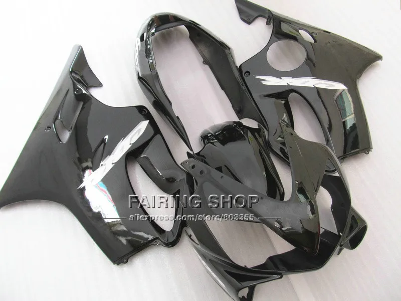 

Glossy black motorcycle fairing kit for HONDA CBR600 F4I 2004 2005 2006 2007 bodykits CBR600 f4i 04-07 Injection fairings
