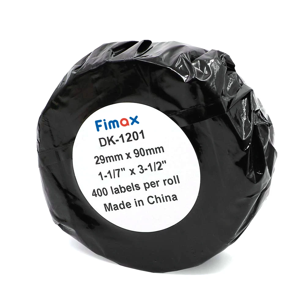 Fimax 1 рулонная DK 1201 совместимая с этикетками Brother 11201 штампованные стандартные