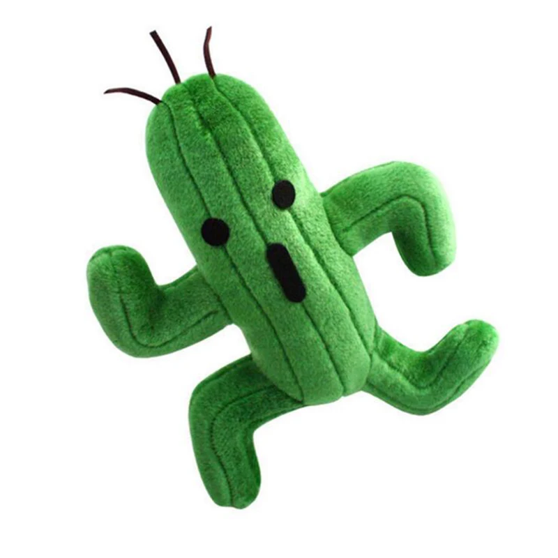 Новые 25 см милые кактус Final Fantasy Green Cactuar плюшевые мягкие куклы с животными игрушки