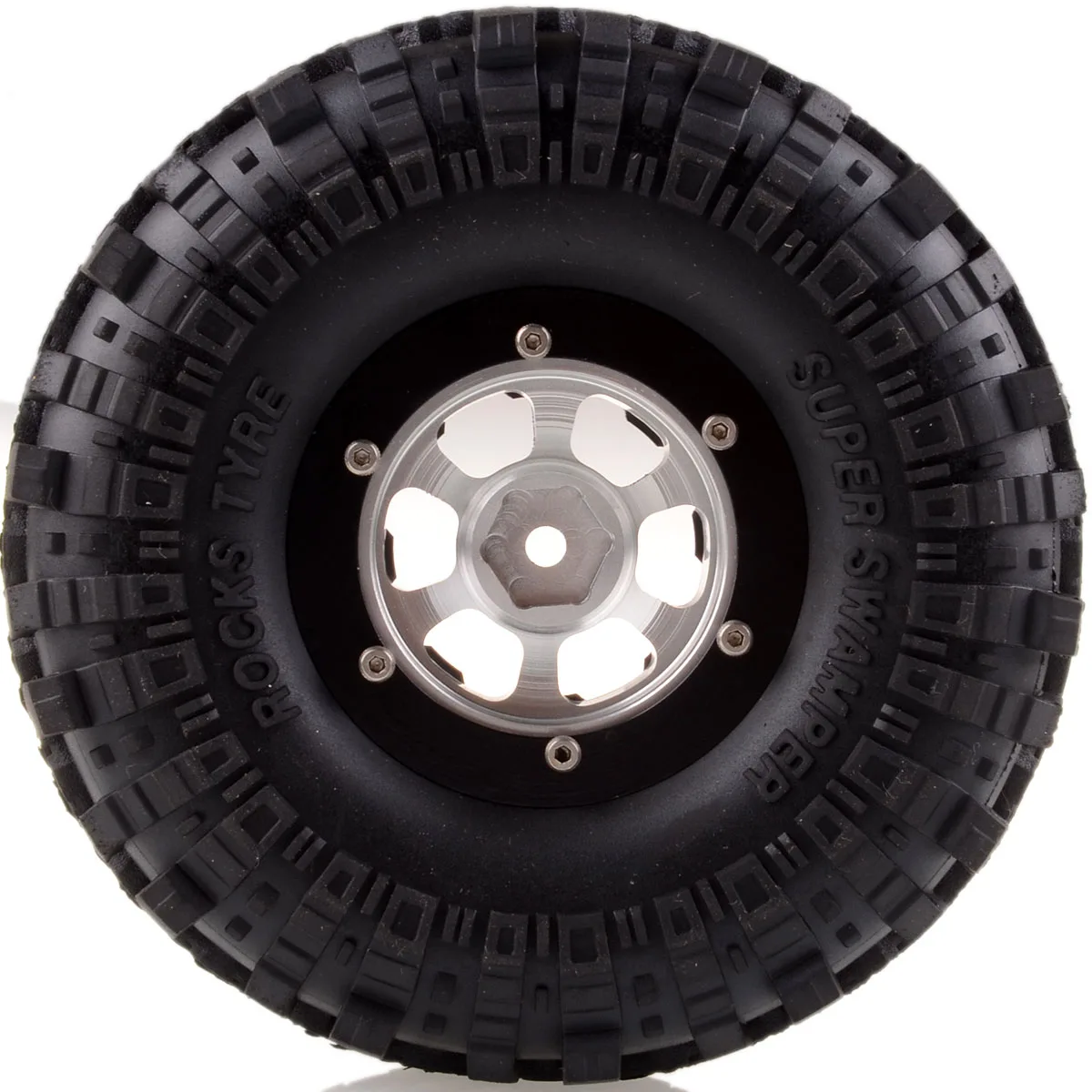 1061-7035 1 9 "металлические колеса/обода и супер Swamper шины для RC 1:10 Рок Гусеничный 1/10