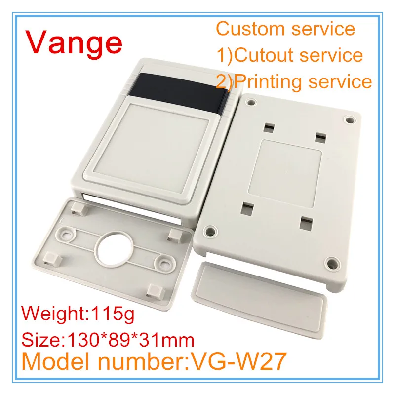 1pcs/lot electronics project box 130*89*31mm ABS plastic instrumentation chassis apparatus wall-mounted for signal repeater PCB |