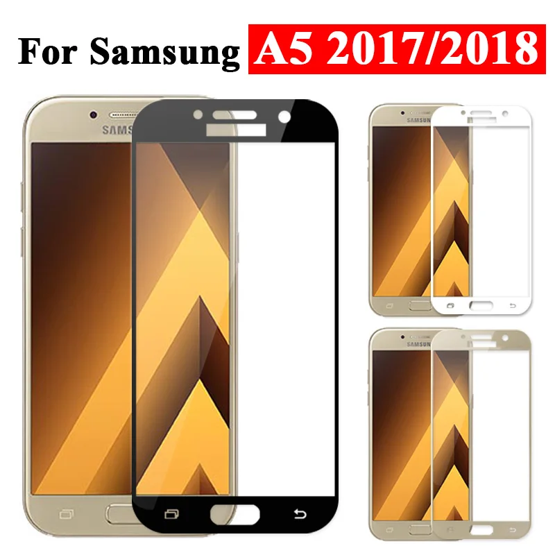 Защитное стекло для samsung galaxy a5 a 5 5a 2017 2018 Защитная пленка экрана tremp sheet cam samsyng a52017
