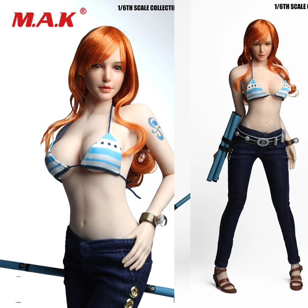 Для коллекции 1/6 SET027 Японские Аниме фигурки навигатора Nami Head Cothing Набор оружие для