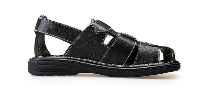 

Mens Sandals Genuine Leather Summer New Beach Men Fashion Casual Shoes Outdoor Men Sandals shoes