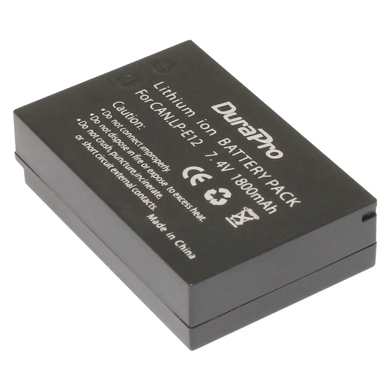 DuraPro 1 шт. LP-E12 LPE12 LP E12 батарея для камеры батарея Аккумулятор Акку+ USB зарядное устройство для Canon M 100D Kiss X7 Rebel SL1 EOS M10