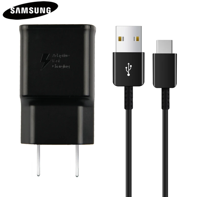 US adapter and Cable Планшет быстро Зарядное устройство EP-TA200 для samsung Galaxy S10 X SM-G9730 S10 плюс SM-G9750 S10E SM-G9700 G9600 S9 S9Plus S9 плюс - Тип штекера: US adapter and Cable