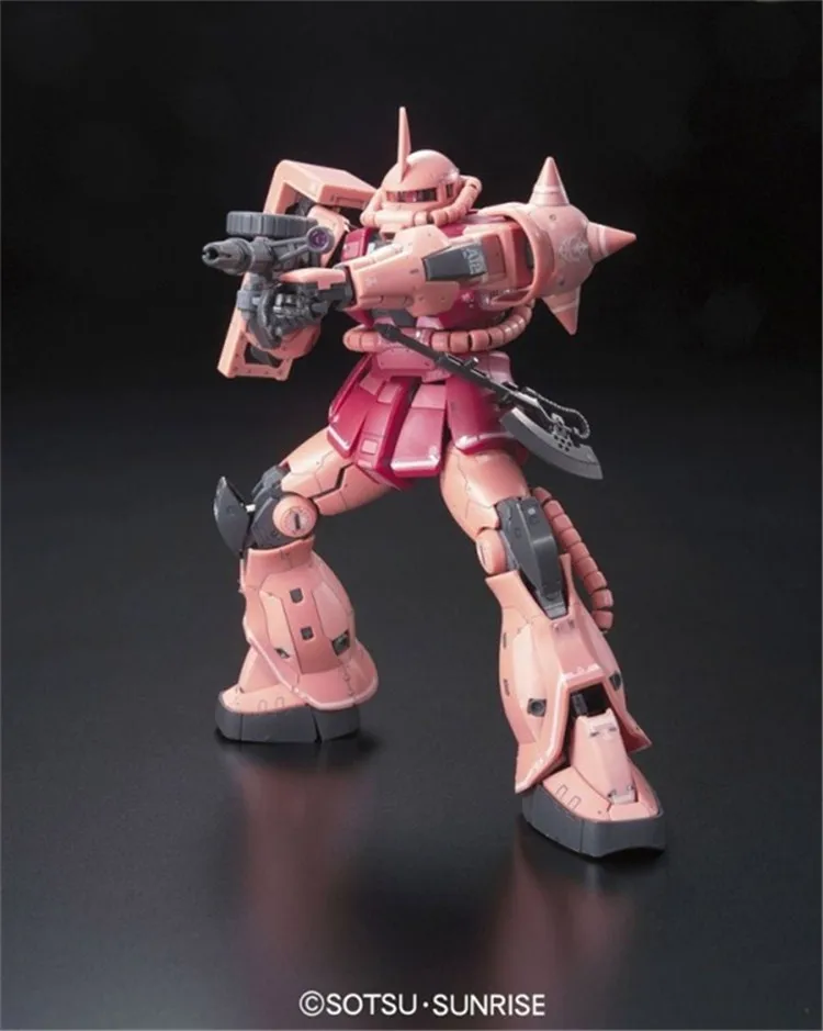 Bandai Gundam RG 1/144 MS 06S Zaku II мобильный костюм сборки модель Наборы фигурки