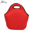 Неопреновая Термосумка для ланча Aelicy, водонепроницаемый контейнер для еды, бэнто-бокс для хранения напитков, изолированный холодильник, сумка для ланча для фаст-фуда