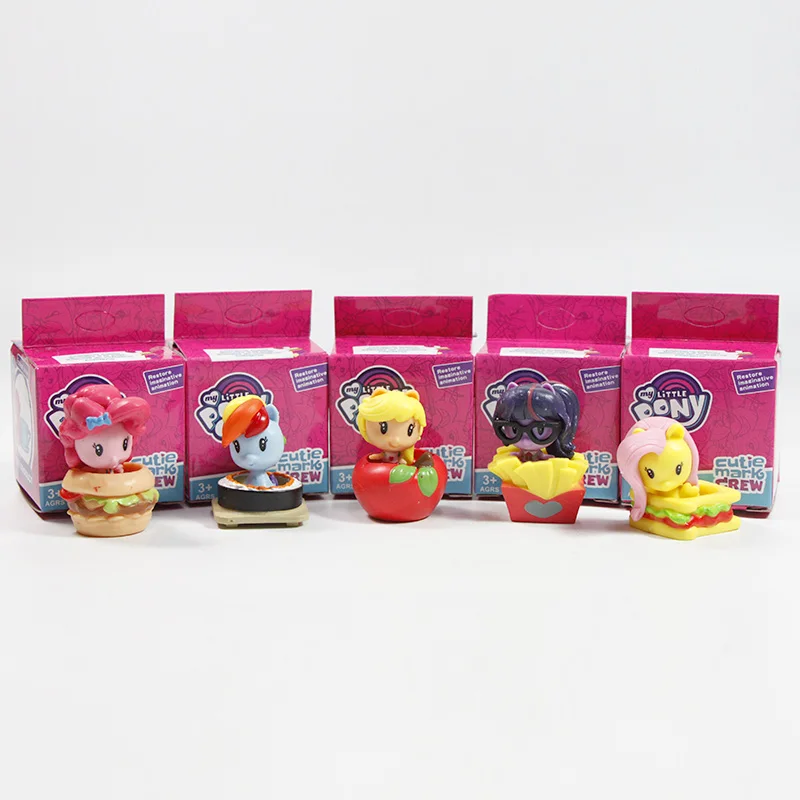 My Little Pony игрушки милашка Марка Crew мини игрушка пони дружба Волшебная Радуга тире сумеречные сверкающие фигуры Рождественский подарок