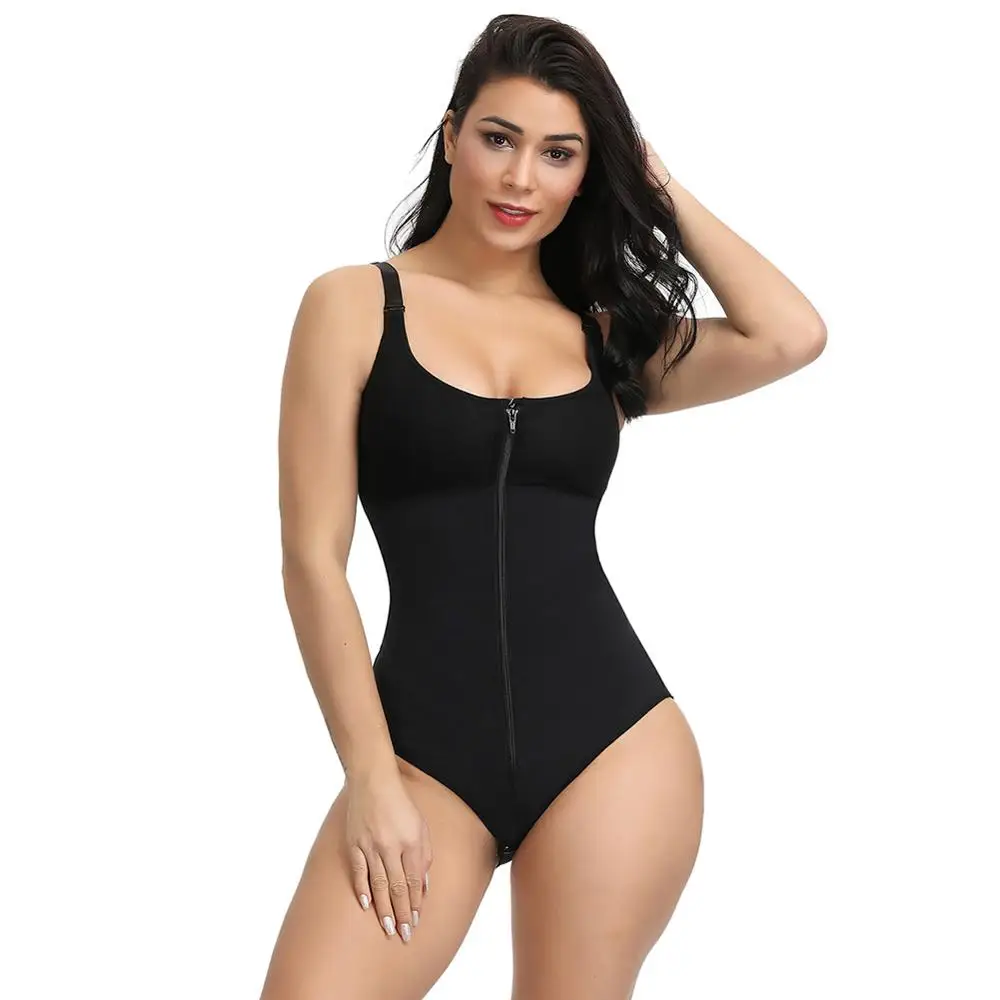 Black Lover Beauty Women Slimming Bodysuit Shapewear Tummy Control Full Body Shaper Waist Trainer Belt Weight Loss Briefs Underwear - Цвет: Black