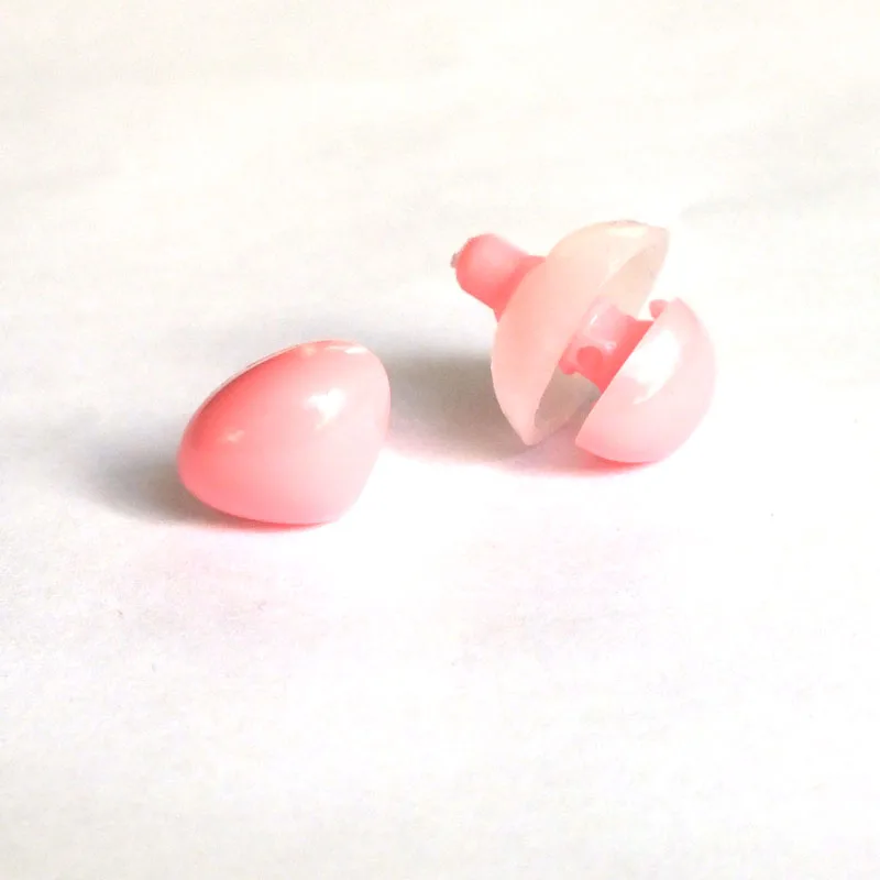 

15mm Triangle Safety Nose / Plastic Nose - 50pcs pink color toy nose