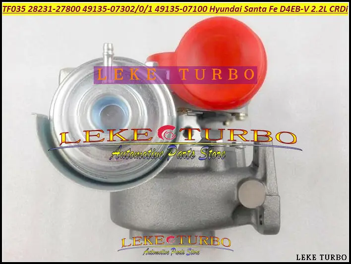 TF035HM Turbo 28231-27750 49135-07400 28231-27760 49135-07410 28231-27850 для Hyundai Santa Fe Grandeur CRDi 2.2L D4EB 155HP |
