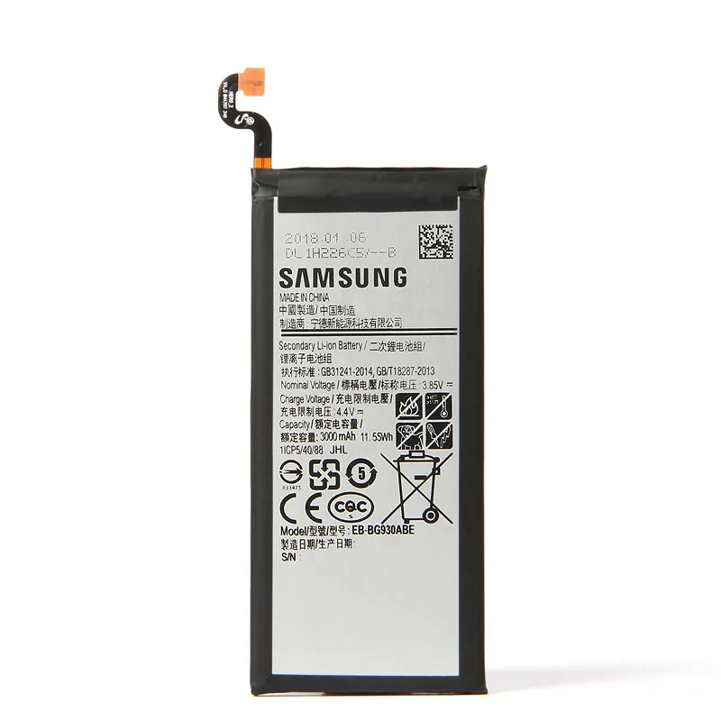 Оригинальная Аккумуляторная батарея Samsung для GALAXY S7 фотосессия G930 G930F G930A G930L G9308 3000