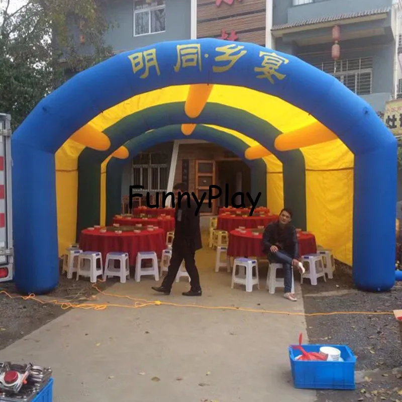 Inflatable Stage Arch Tent camping Poplar custom arches 210D Oxford arched Single Layer Portable | Спорт и развлечения
