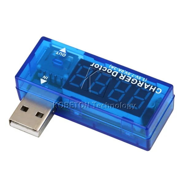 Портативный цифровой вольтметр kebidu USB измеритель напряжения и силы тока с