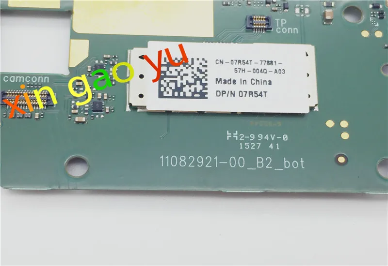 Материнская плата для планшета Dell Venue 8 3830 Y1YKR Atom Z2580 2 0 GHz 32GB P/N: 0N5GP0 Cn 07r54t 7r54t|atom