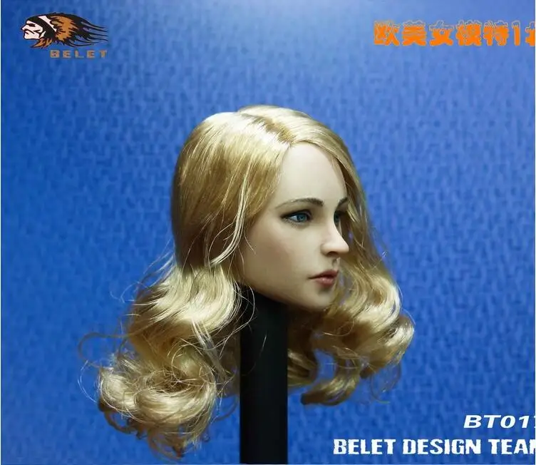 Популярные Фигурки игрушек BELET BT017 1/6 Euramerican женские модели headplay на заказ | Игрушки