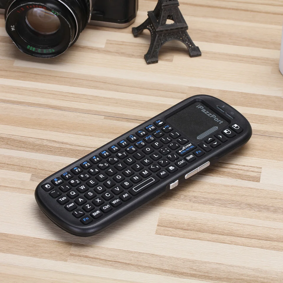 IPazzPort KP-810-19s 2,4 ГГц Мини Беспроводная клавиатура Air mouse с тачпадом для Android tv BOX/Mini PC/Raspberry Pi3/ноутбука