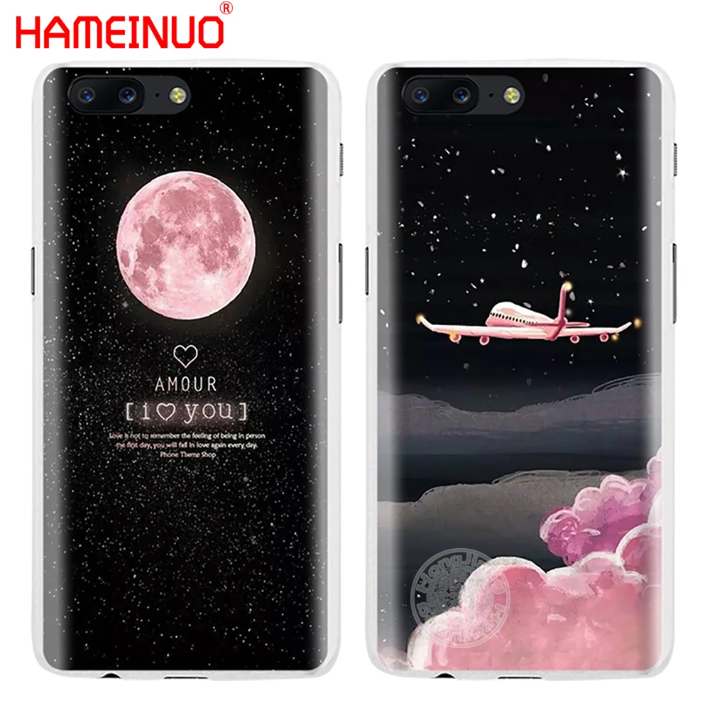 HAMEINUO Space Moon летательный аппарат самолет чехол с ночным мотивом для телефона Oneplus