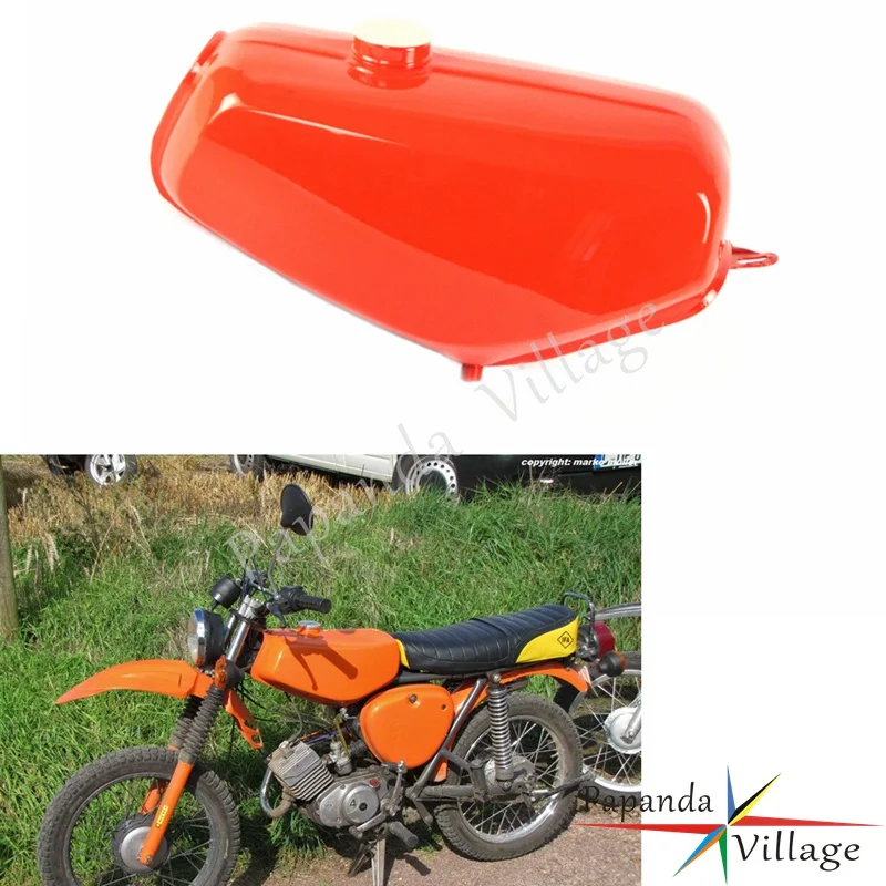 

Стальной оранжевый Бензобак для мотоцикла, мотоциклетный топливный бак для Simson S50, S51, S70, замена под заказ, масляный бак