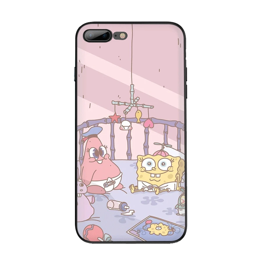 Губка Боб Квадратные Штаны чехол для мобильного телефона TPU iPhone 11 Pro XR X XS Max 7 8 6 6S Plus