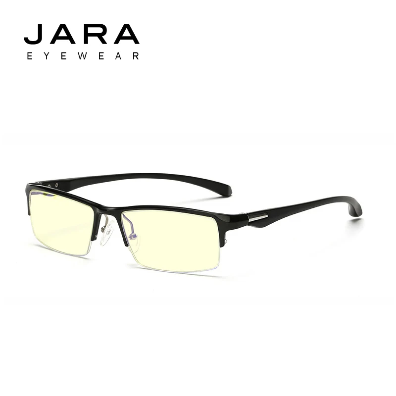 Jara титана излучения Защита HD очки кадр TR90 вождения компьютер Мужчины Анти Blue Ray