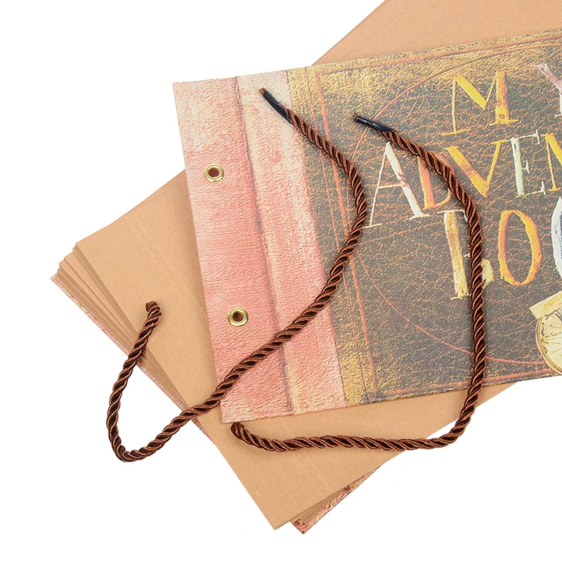 Винтажные 40 шт. 80 страниц крафт бумаги листы карты наш альбом с надписью My Adventure
