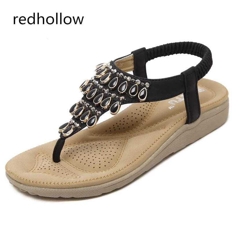 2019 женская обувь на плоской подошве сандалии удобные летние женские в богемном