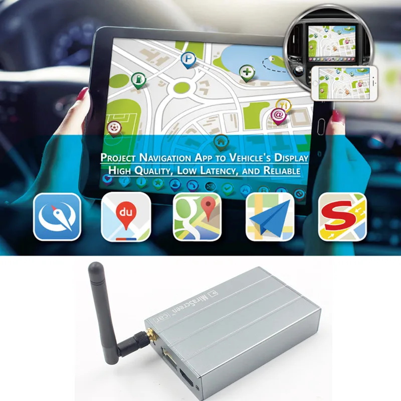Автомобильный адаптер для Smart TV Miracast Airplay DLNA автомобильный медиаплеер экран C1 Wi Fi