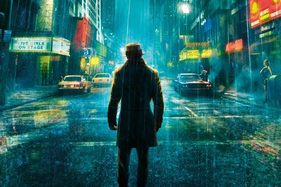 Настенный плакат из искусственной ткани с принтом 12x18 дюймов|watchmen movie rorschach|movie