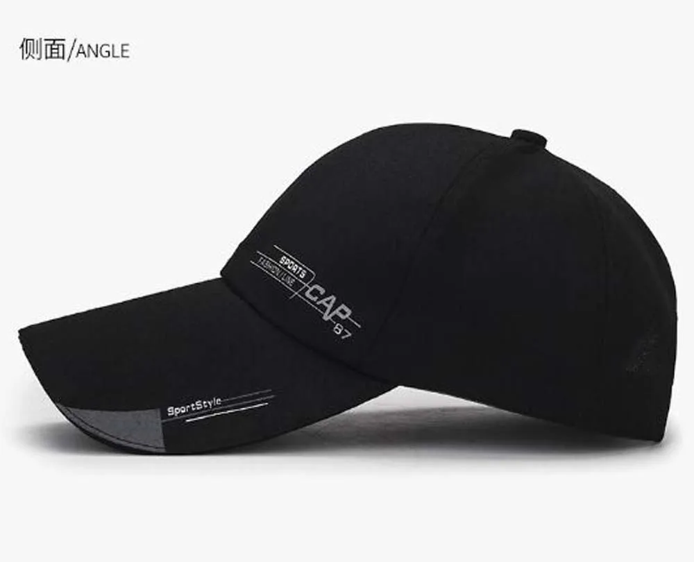 XEONGKVI, удлиненная бейсболка с карнизом, s, летняя, брендовая, Snapback, сетчатые шапки для мужчин, сетчатая Кепка с козырьком каскетка
