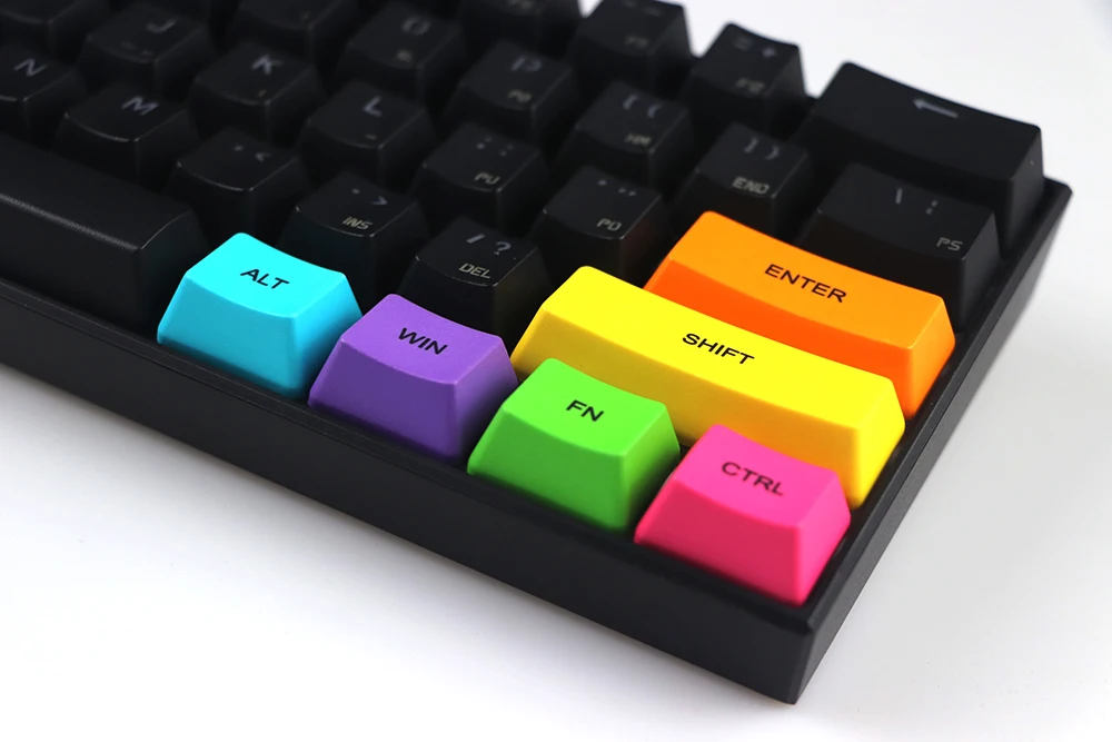 Pbt dsa клавишная крышка OEM keycap краситель субкровать красочные брелки модификатор для diy игровая механическая клавиатура Вишневый переключатель