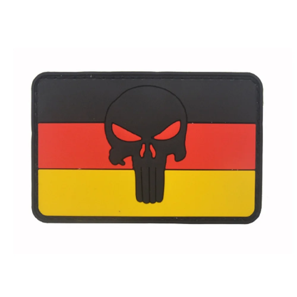 3D ПВХ Высокое качество заплатками повязка в виде флага Пособия по немецкому