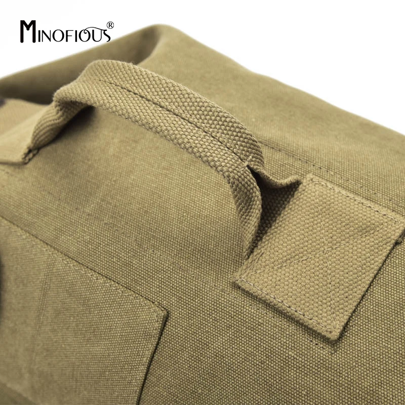 MINOFIOUS 2019 мужская сумка большой емкости дорожная модная холщовая дизайнерская