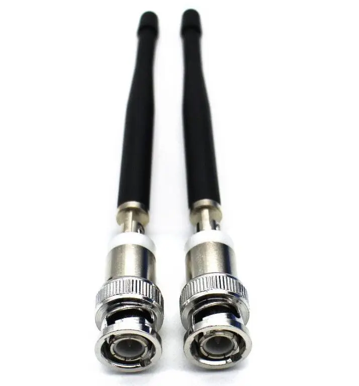 2-pcs Antenna Микрофонная стойка кронштейн для Shure SLX4 SM58 BETA58A Беспроводная микрофонная система и антенна BNC, 1U патч-панель, антенный кабель - Цвет: 2-pcs Antenna
