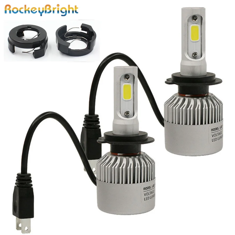 Rockeybright OEM H7 набор адаптеров для Renault Megane 4 passat B6 led Alfa Romeo MAGOTAN держатель