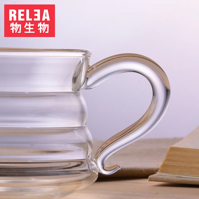 200 мл термостойкая прозрачная стеклянная чашка ручная работа китайский чайный