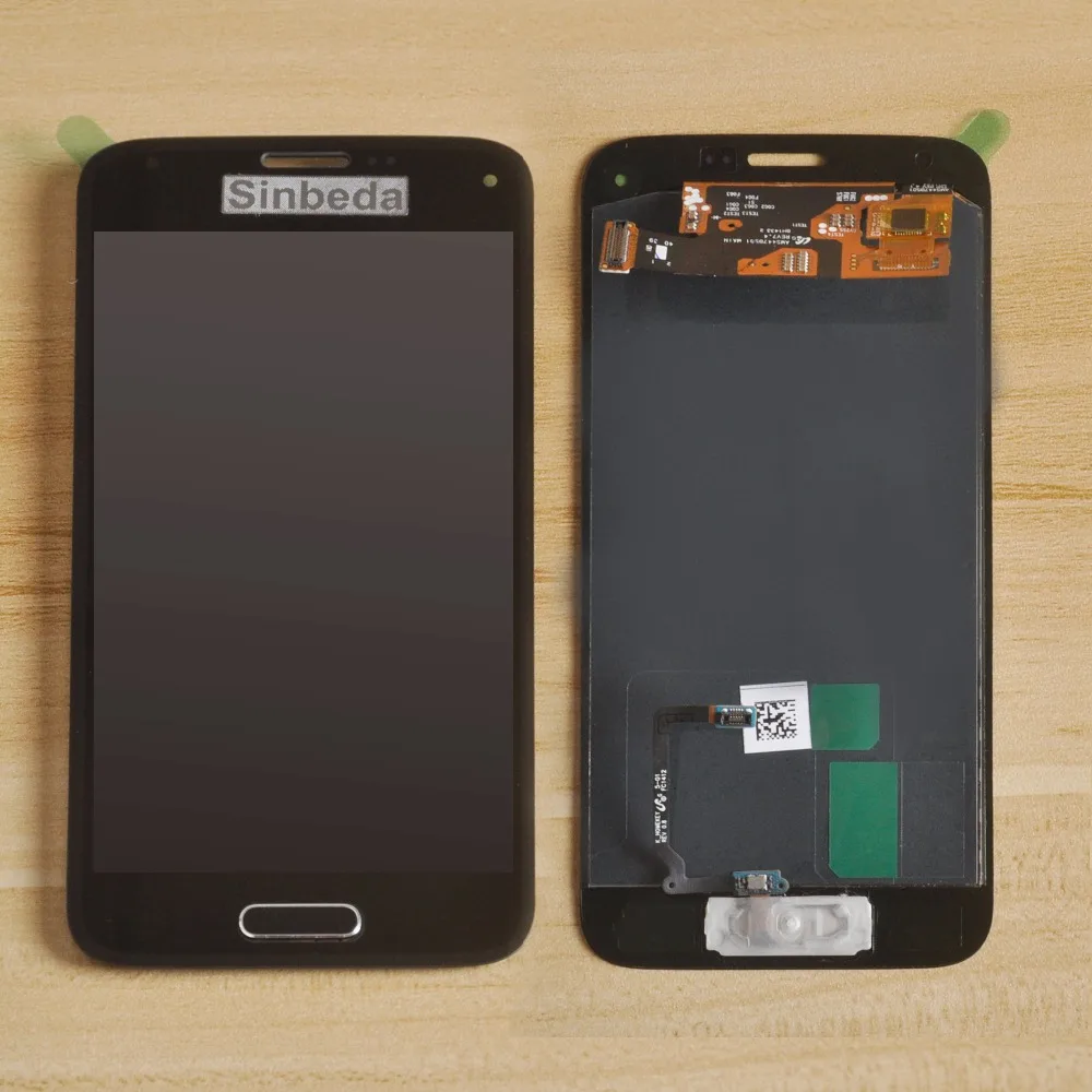 ЖК дисплей Sinbeda Super AMOLED для SAMSUNG GAlAXY S5 Mini G800 G800F сенсорный экран с дигитайзером в