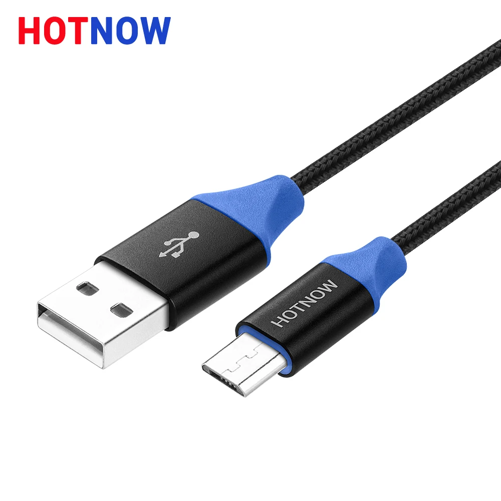 HOTNOW Micro USB кабель 2A Быстрая зарядка для передачи данных Samsung Xiaomi Tablet Android зарядный