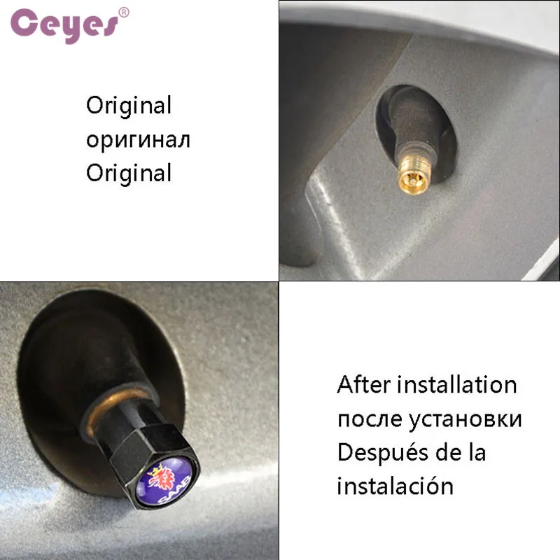 Чехлы Ceyes для стайлинга автомобиля Saab 93 95 9-3 9-5 900 9000 эмблемы аксессуары из