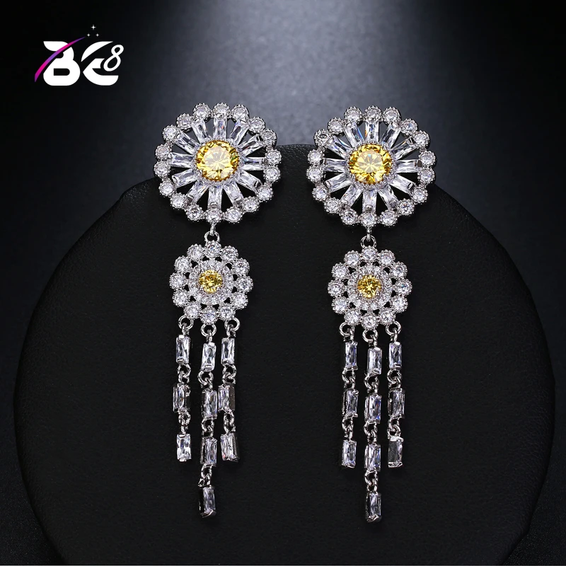 

Be 8 New Charm Fashion Double Sizes Sun Flower Drop Earrings for Women Earring Jewelry Gift E474