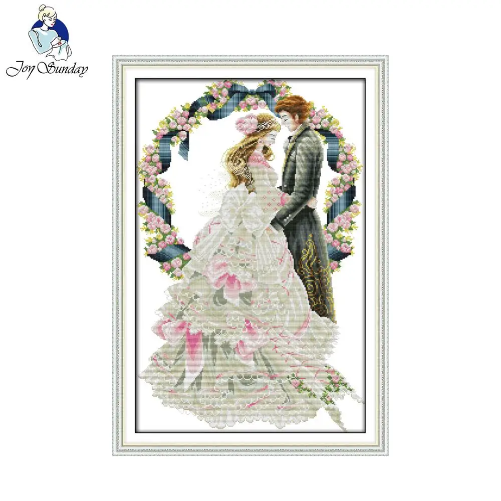 Joy Sunday Королевский свадебный дизайн вышивка крестиком ремесло набор для